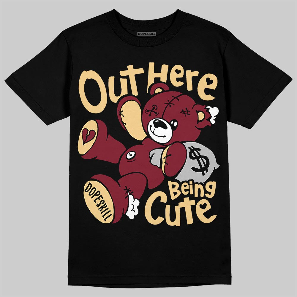 Jordan 3 PRM "Bin 23" DopeSkill T-Shirt Out Here Being Cute Graphic Streetwear - Black
