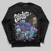 Jordan 8 Retro 'Aqua' 2025 DopeSkill Long Sleeve T-Shirt Stressless Graphic Streetwear - Black