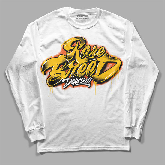 Yellow Sneakers DopeSkill Long Sleeve T-Shirt Rare Breed Type Graphic Streetwear - White  