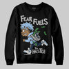 Asics Gel-Cumulus 16 Wash/Independence Blue DopeSkill Sweatshirt Fear Fuels The Hustle Graphic Streetwear - Black