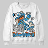 Jordan 1 High OG “UNC” Reimagined DopeSkill Sweatshirt Born To Be Rich Graphic Streetwear - White