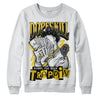 Jordan 4 Lightning DopeSkill Sweatshirt Sorry I've Been Trappin Graphic Streetwear - White 