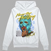 Jordan 5 Aqua DopeSkill Hoodie Sweatshirt Never Stop Hustling Graphic Streetwear - White 