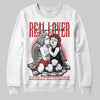 Jordan 1 Low OG "Chicago" DopeSkill Sweatshirt Real Lover Graphic Streetwear - White