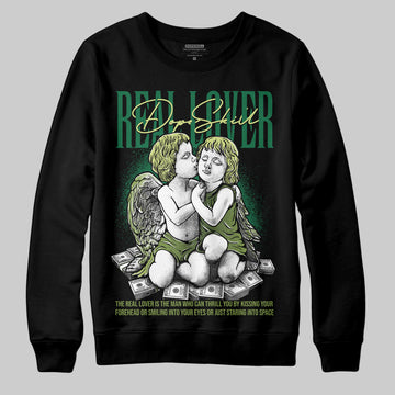 Foamposite Pro 'Pine Green' DopeSkill Sweatshirt Real Lover Graphic Streetwear - Black