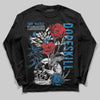 Jordan 3 Retro OG Rare Air DopeSkill Long Sleeve T-Shirt Side Hustle Graphic Streetwear - Black