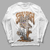 Jordan 3 Retro Palomino DopeSkill Long Sleeve T-Shirt Stay High Graphic Streetwear - White