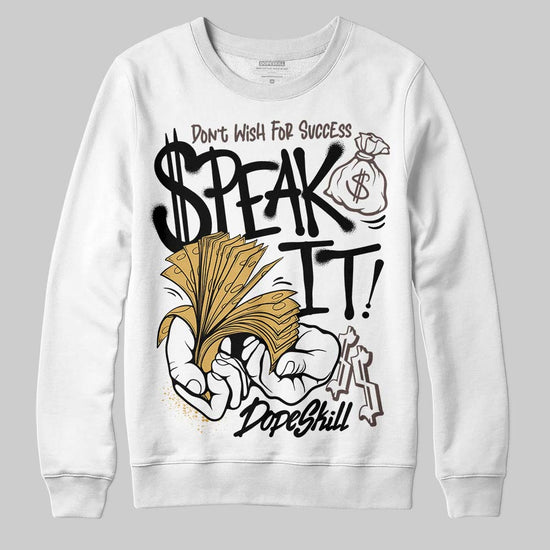 Adidas Samba OG C ‘Black Gum’ DopeSkill Sweatshirt Speak It Graphic Streetwear - White 