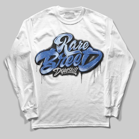 Awake NY x Jordan 5 Retro 'Black Racer Blue' DopeSkill Long Sleeve T-Shirt Rare Breed Type Graphic Streetwear - White 