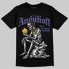 Jordan 4 Retro Lakers DopeSkill T-Shirt Ambition Graphic Streetwear - Black