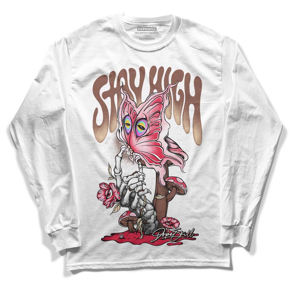 Dunk Low PRM Bacon DopeSkill Long Sleeve T-Shirt Stay High Graphic Streetwear - White