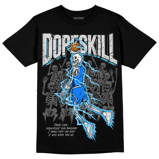 Dunk Low ‘Pure Platinum’ DopeSkill T-Shirt Thunder Dunk Graphic Streetwear - Black 