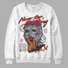 Jordan 4 “Bred Reimagined” DopeSkill Sweatshirt Never Stop Hustling Graphic Streetwear - White 