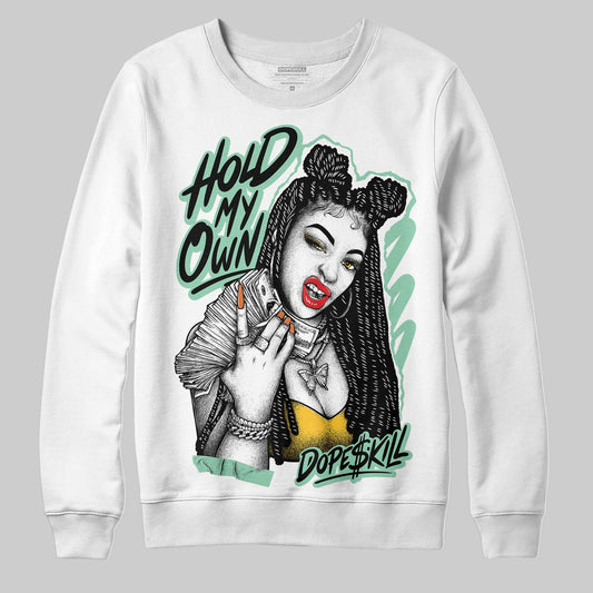 SB Dunk Low Rodeo Tourmaline DopeSkill Sweatshirt New H.M.O Graphic Streetwear - White