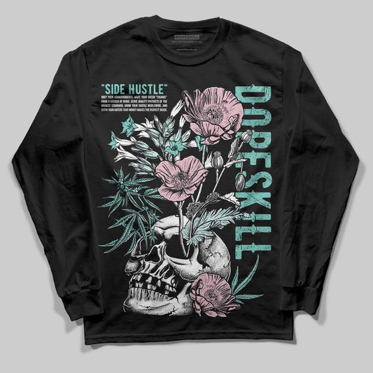 Jordan 11 Low "Igloo" DopeSkill Long Sleeve T-Shirt Side Hustle Graphic Streetwear - Black