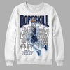 Jordan 5 Midnight Navy DopeSkill Sweatshirt Thunder Dunk Graphic Streetwear