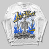 Royal Blue Sneakers DopeSkill Long Sleeve T-Shirt Laid Back Graphic Streetwear - White