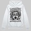 Black and White Sneakers DopeSkill Hoodie Sweatshirt Root of Evil Graphic Streetwear - White