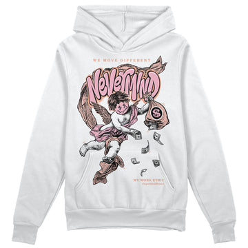 Jordan 11 Low “Legend Pink” DopeSkill Hoodie Sweatshirt Nevermind Graphic Streetwear - White