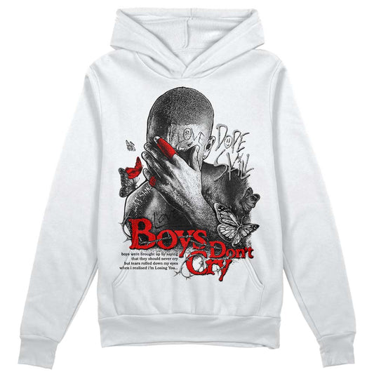 Jordan 1 Low OG “Shadow” DopeSkill Hoodie Sweatshirt Boys Don't Cry Graphic Streetwear - White
