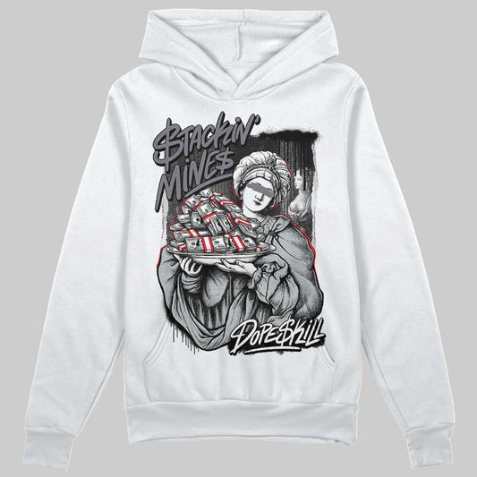 Jordan 4 “Fear” DopeSkill Hoodie Sweatshirt Stackin Mines Graphic Streetwear - White