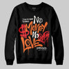 Jordan 1 Retro High OG Shattered Backboard (2025) DopeSkill Sweatshirt No Money No Love Typo Graphic Streetwear - Black
