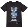 AJ 4 University Blue DopeSkill T-Shirt Sneaker Bear Graphic