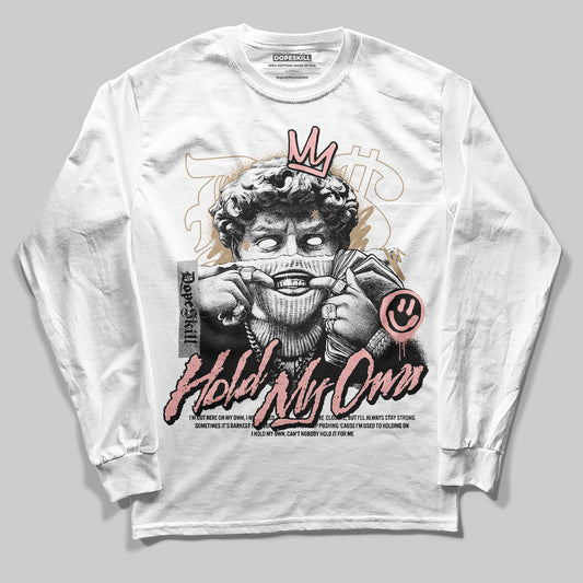 Nike Air Force 1 Low Canvas “Linen” DopeSkill Long Sleeve T-Shirt In My Way Graphic Streetwear - White