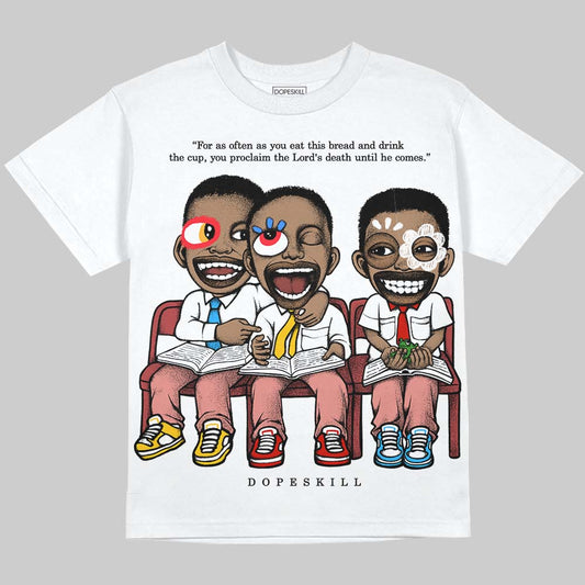 Jordan 13 “Dune Red” DopeSkill Oversize Print T-Shirt First Sunday Graphic Streetwear