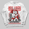 Jordan 4 Retro Red Cement DopeSkill Long Sleeve T-Shirt Real Lover Graphic Streetwear - WHite