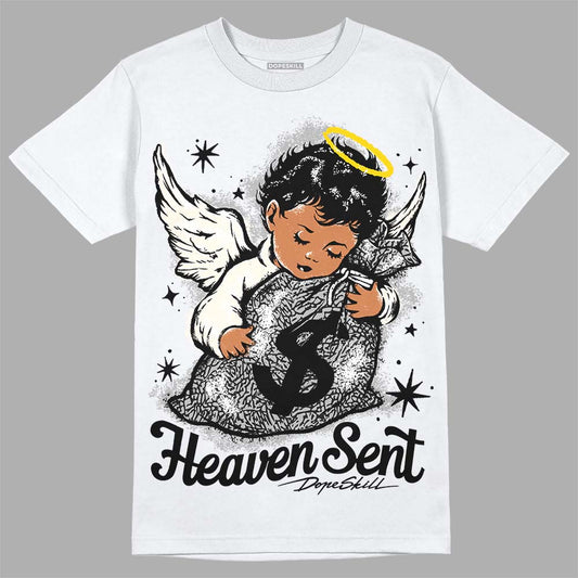 Jordan 3 “Off Noir” DopeSkill T-Shirt Heaven Sent Graphic Streetwear - White