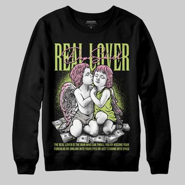 Chase B x Travis Scott x Jordan Jumpman Jack DopeSkill Sweatshirt Real Lover Graphic Streetwear - Black