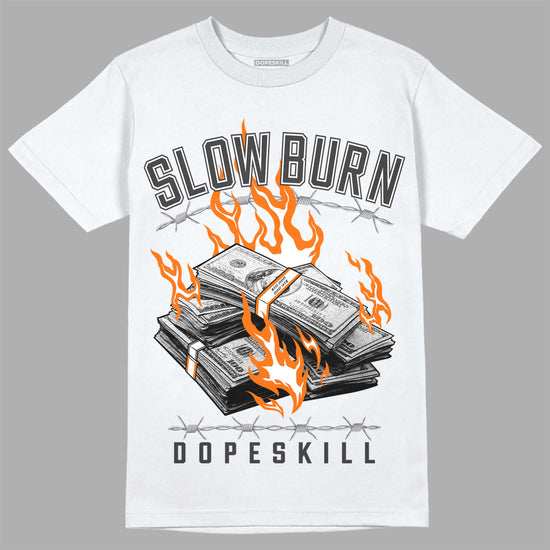 Jordan 3 Retro 'Fear Pack' DopeSkill T-Shirt Slow Burn Graphic Streetwear - White