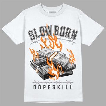 Jordan 3 Retro 'Fear Pack' DopeSkill T-Shirt Slow Burn Graphic Streetwear - White