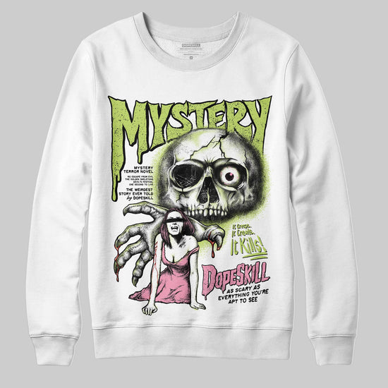 Chase B x Travis Scott x Jordan Jumpman Jack DopeSkill Sweatshirt Mystery Ghostly Grasp Graphic Streetwear - White