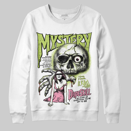Chase B x Travis Scott x Jordan Jumpman Jack DopeSkill Sweatshirt Mystery Ghostly Grasp Graphic Streetwear - White