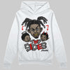 Grey Sneakers DopeSkill Hoodie Two Sides Graphic Streetwear - White