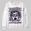 PURPLE Sneakers DopeSkill Sweatshirt Root of Evil Graphic Streetwear - White