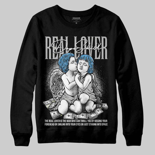 Jordan 10 OG “Steel” DopeSkill Sweatshirt Real Lover Graphic Streetwear - Black