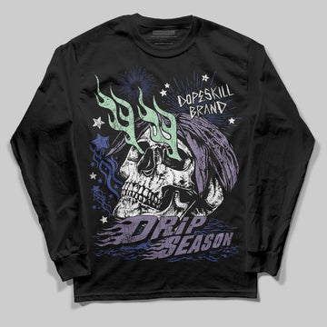 Jordan 1 Retro Low OG Zion Williamson Voodoo Alternate DopeSkill Long Sleeve T-Shirt Drip Season Graphic Streetwear - Black