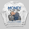 Jordan 1 Low OG “Storm Blue” DopeSkill Long Sleeve T-Shirt MOMM Graphic Streetwear - White
