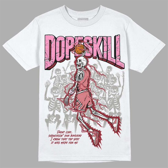 Valentine's Day Collection DopeSkill T-Shirt Thunder Dunk Graphic Streetwear - White