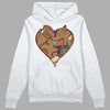 Jordan 6 WMNS Gore-Tex Brown Kelp DopeSkill Hoodie Sweatshirt Heart Jordan 6 Graphic Streetwear - WHite