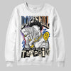 Jordan 17 Retro Low SP Infinite Archives DopeSkill Sweatshirt Sorry I've Been Trappin Graphic Streetwear - White