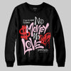 Awake NY x Air Jordan 5 Arctic Pink DopeSkill Sweatshirt No Money No Love Typo Graphic Streetwear - Black