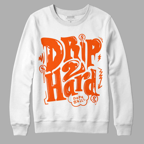 MSCHF Super Normal 2 Orange Milk DopeSkill Sweatshirt Drip Too Hard Graphic Streetwear - white