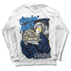 Jordan Spiz’ike Low “White/Obsidian” DopeSkill Long Sleeve T-Shirt Stackin Mines Graphic Streetwear - White