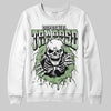 Jordan 4 Retro “Seafoam” DopeSkill Sweatshirt Trapped Halloween Graphic Streetwear - White