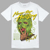 SB Dunk Low Chlorophyll DopeSkill T-Shirt Never Stop Hustling Graphic Streetwear - White 