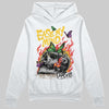 Yellow Sneakers DopeSkill Hoodie Sweatshirt Ease My Mind Graphic Streetwear - White